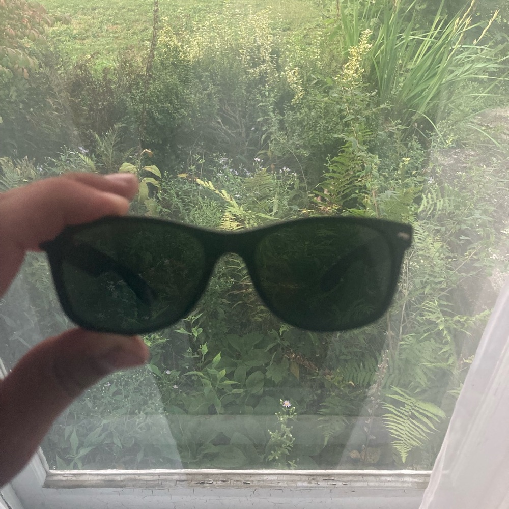 Black Ray-Ban Wayfarers